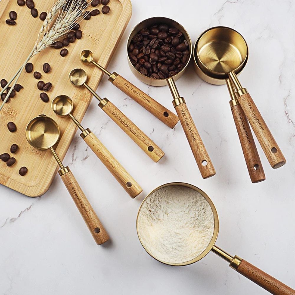 Golden Measuring  Spoon Set