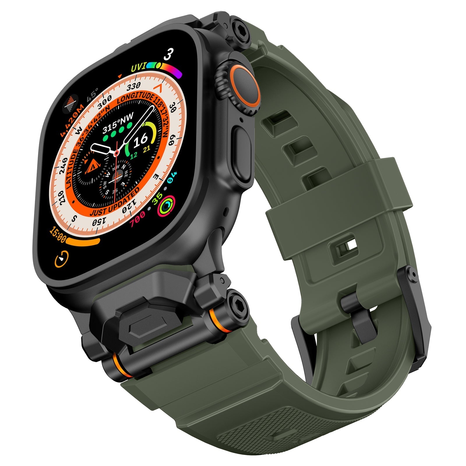 Explorer FKM 2.0 Gumi Szíj Az Apple Watch-hoz