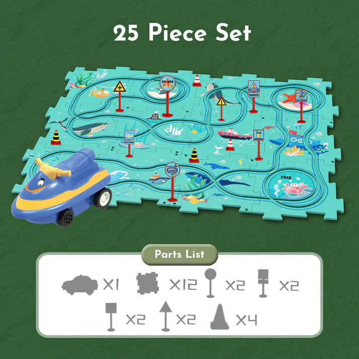 FunTrack™ - Puzzel Racer Spel