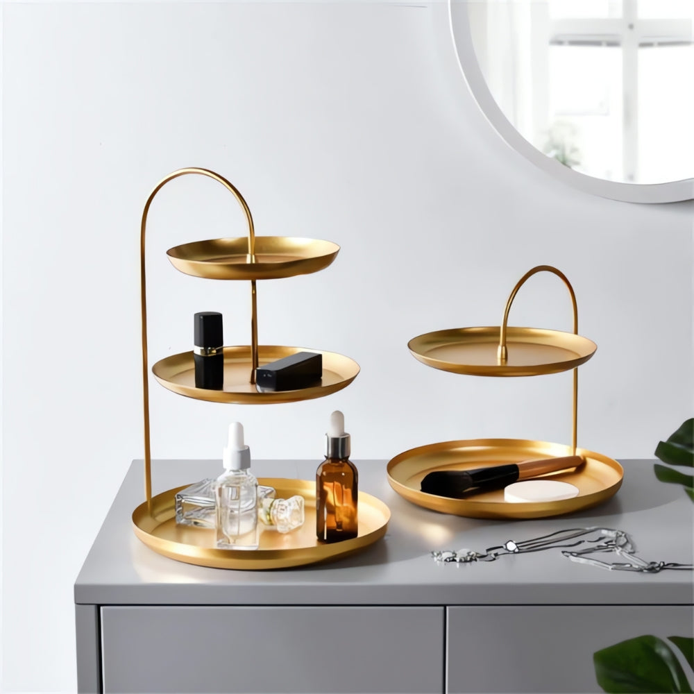 Elegante Gouden Opbergorganiser Stand