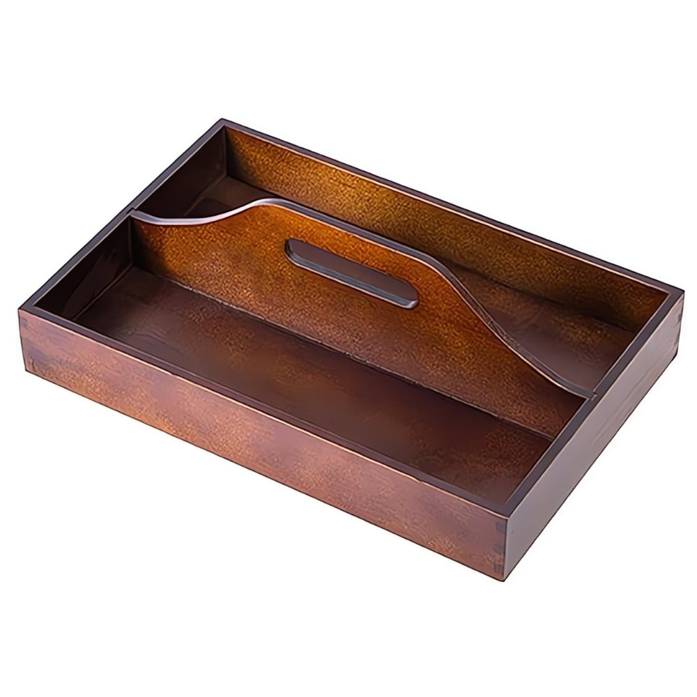 Tijdloze Vintage Houten Organiser Tray