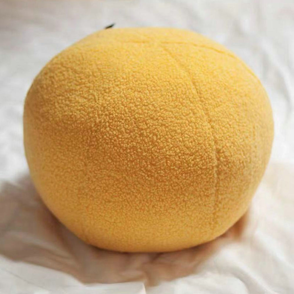 Plush Ball Shaped Boucle Cushion