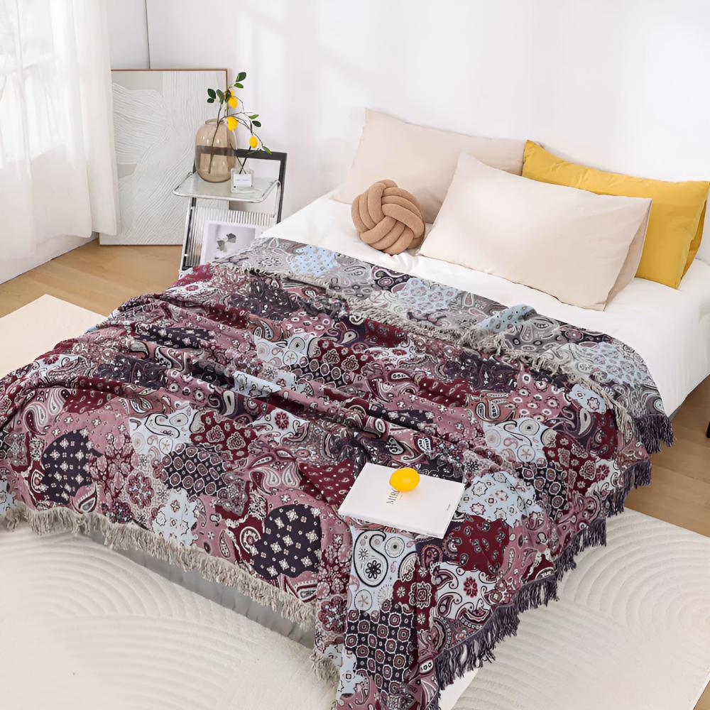 Bohemian Paisley Bliss Decke