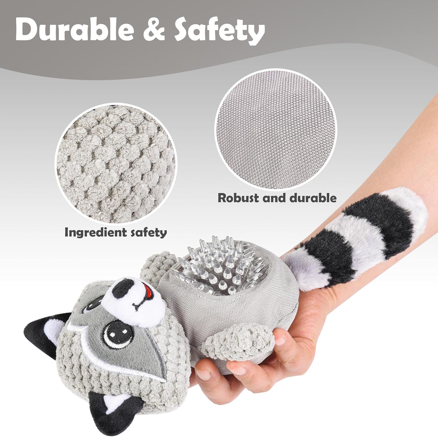 Indestructible Hund Plush Anti-Angst Leke