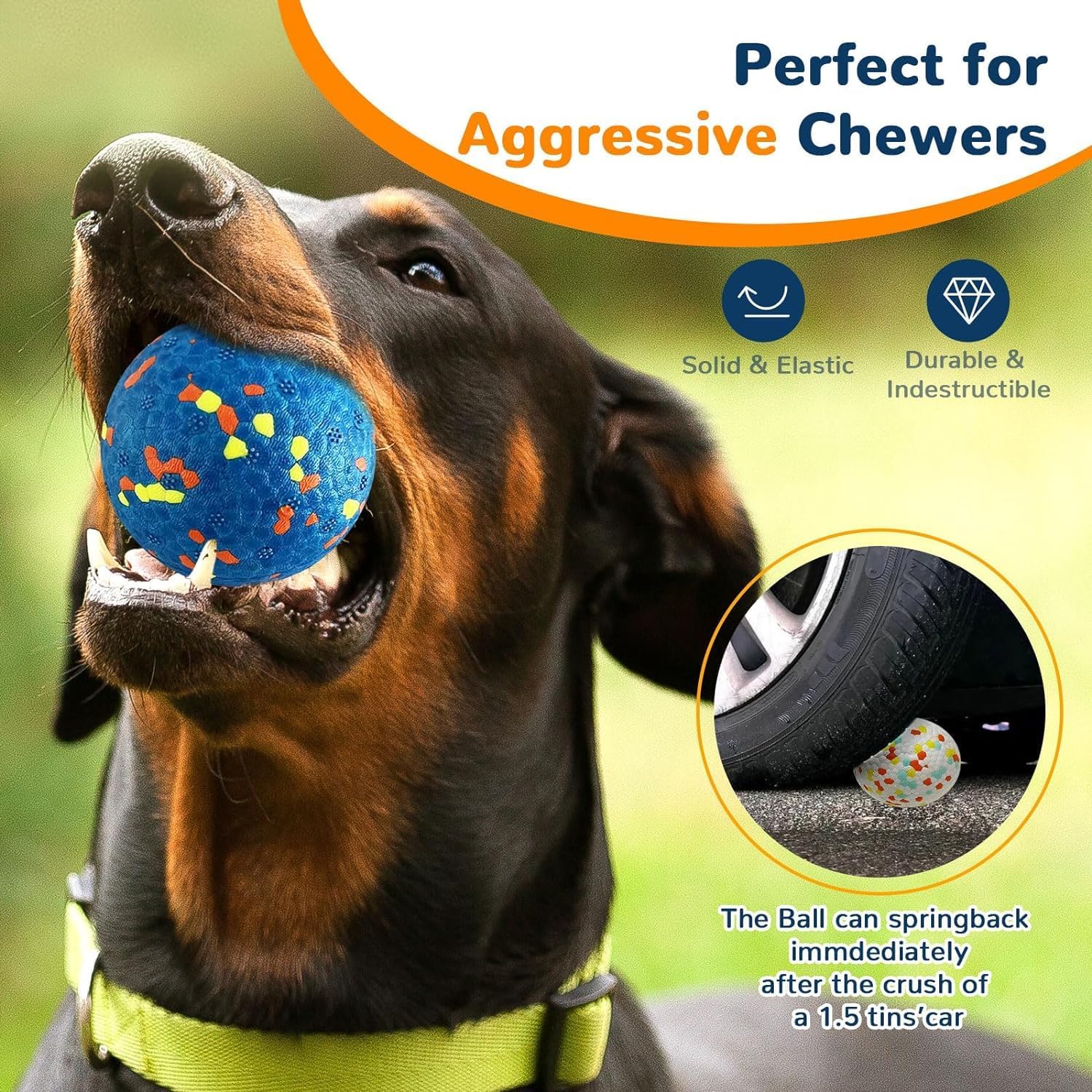 Indestructible Balls for Aggressive Chewers