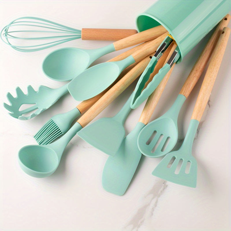 SilicoWare – 12-Piece Silicone Kitchen Utensil Set