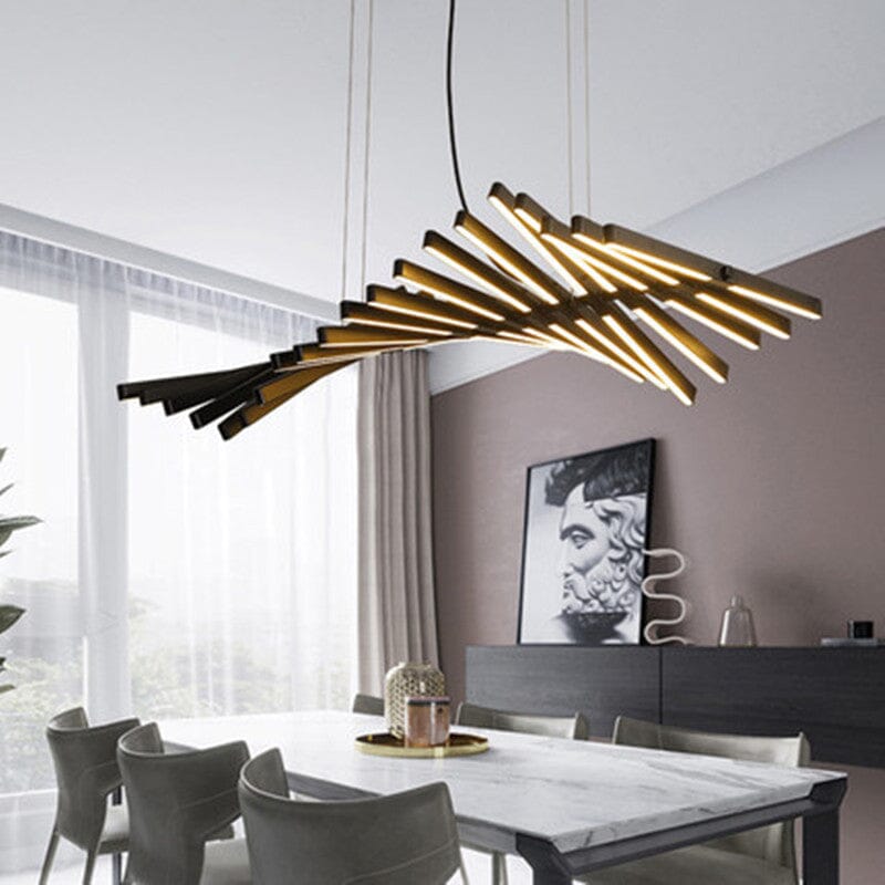 The Fishbone Chandelier