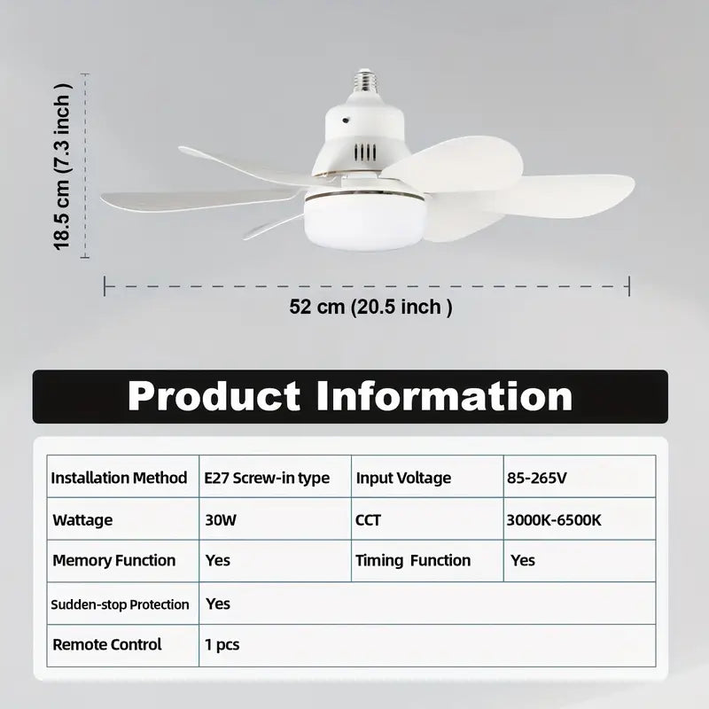 DesignTod™ takfläktlampa