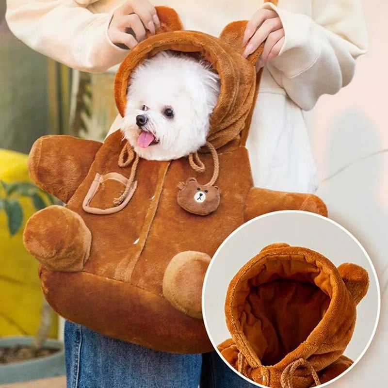 Bonita bolsa de transporte para perros