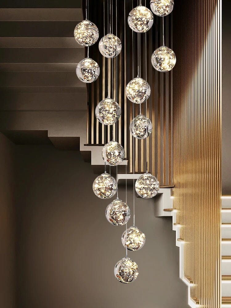 Bella Glass Ball Chandelier