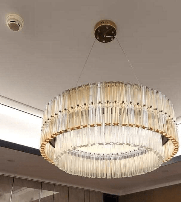 Mia Glass Chandelier