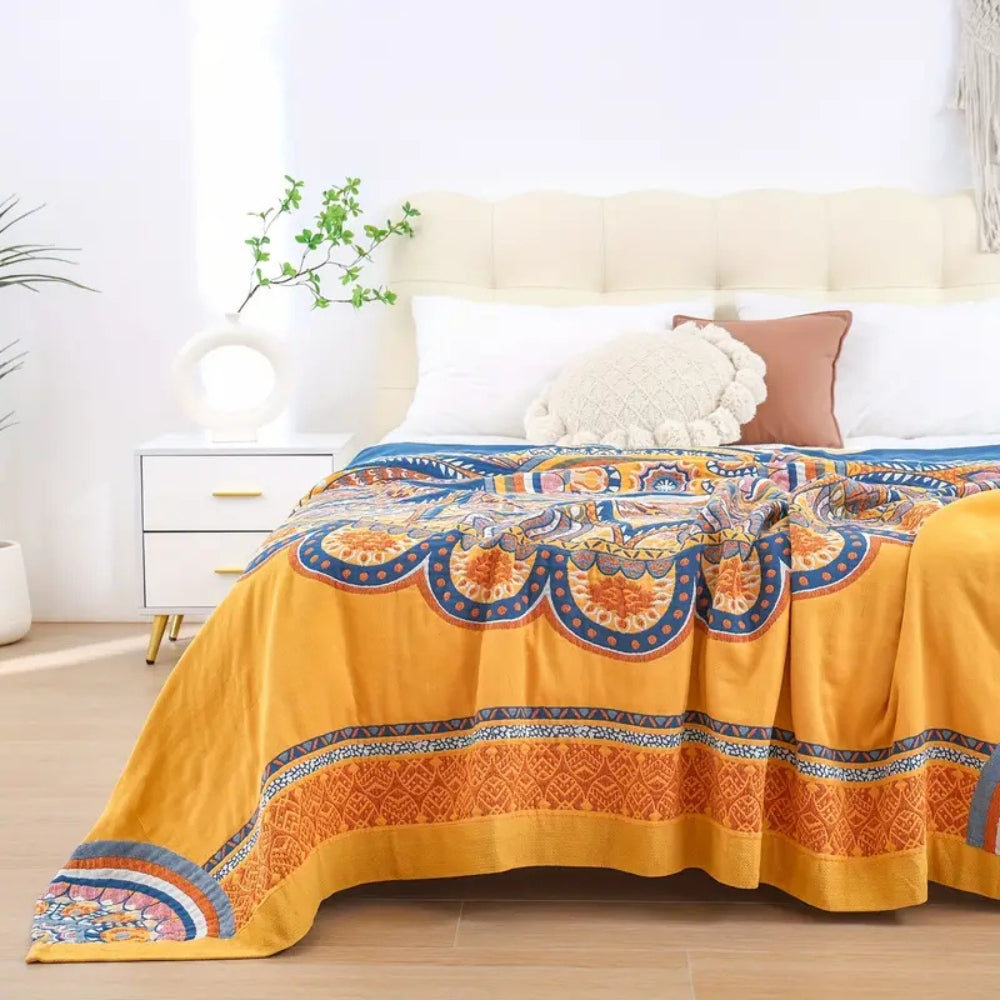 Couverture réversible Golden Lotus Comfort