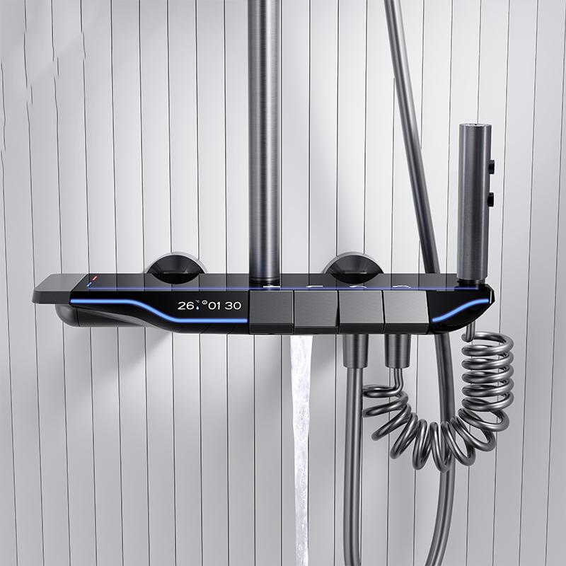 Intelligent  Digital Shower System with Temperature Display