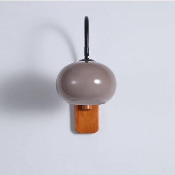 Lampa de perete din sticlă rotativă Bauhaus Khaki - Eleganță și Flexibilitate