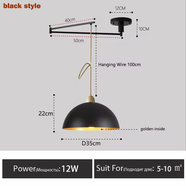 ContemporaryGleam - Verstelbare verlichtingsarmatuurlamp