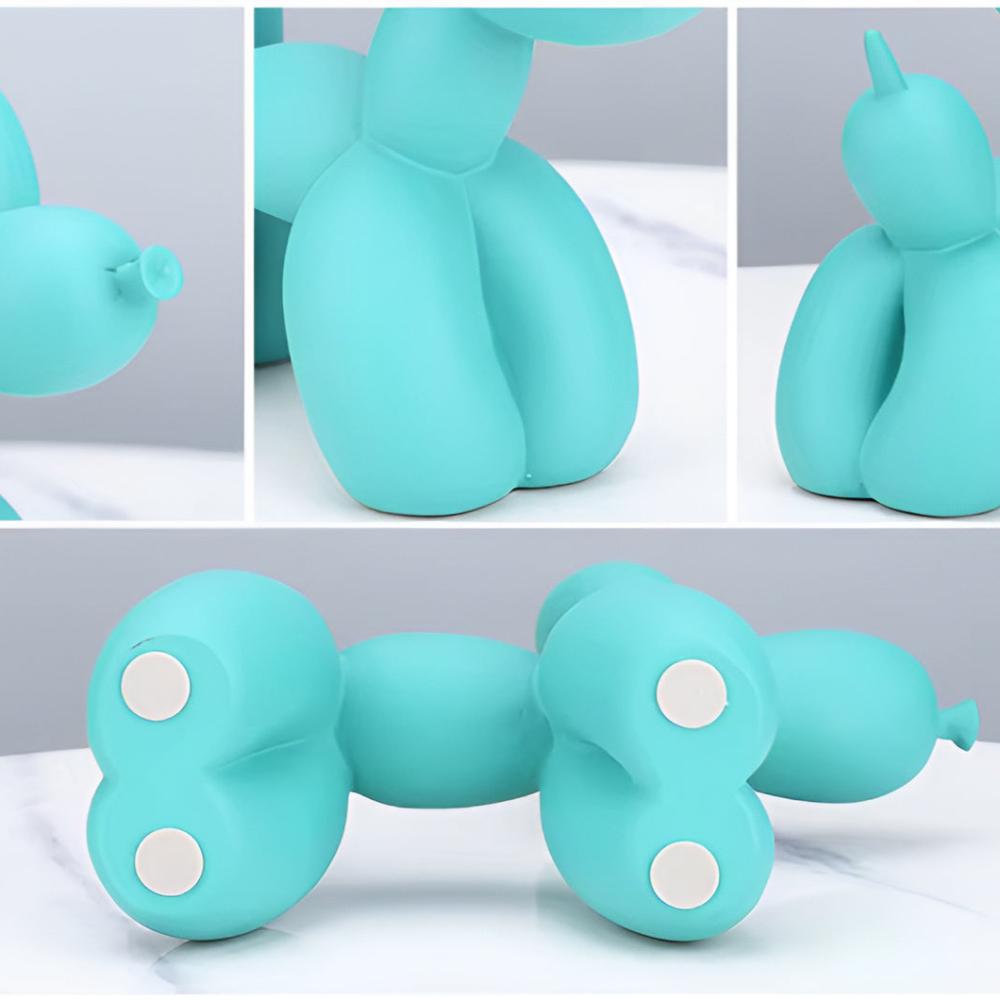 Matte Balloon Dog Resin Sculpture