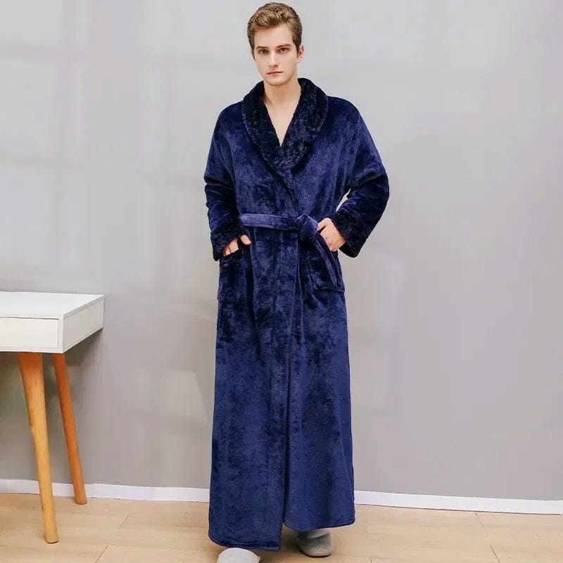 Luxury unisex bathrobe for winter