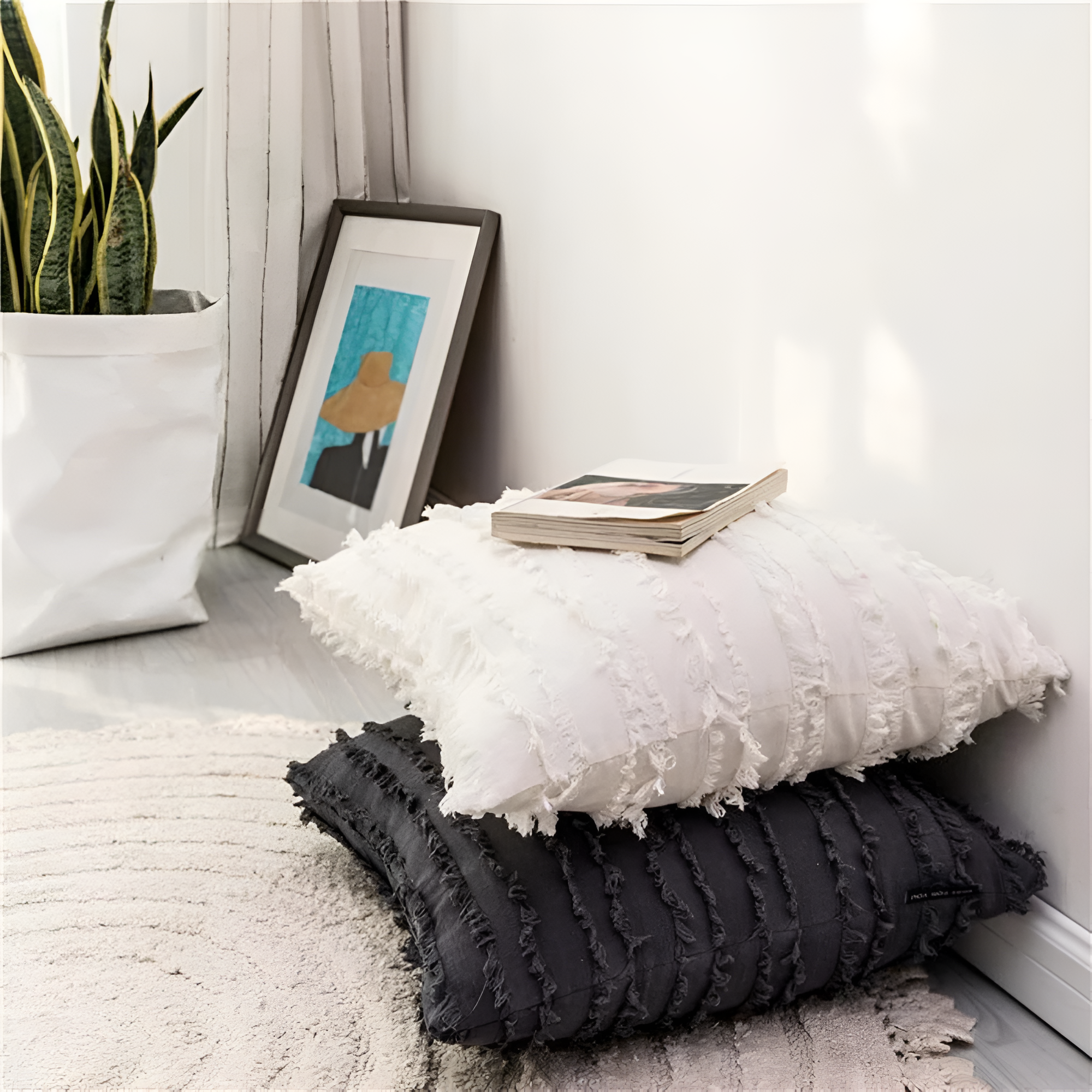 Bohemian Fringe Cushion Cover