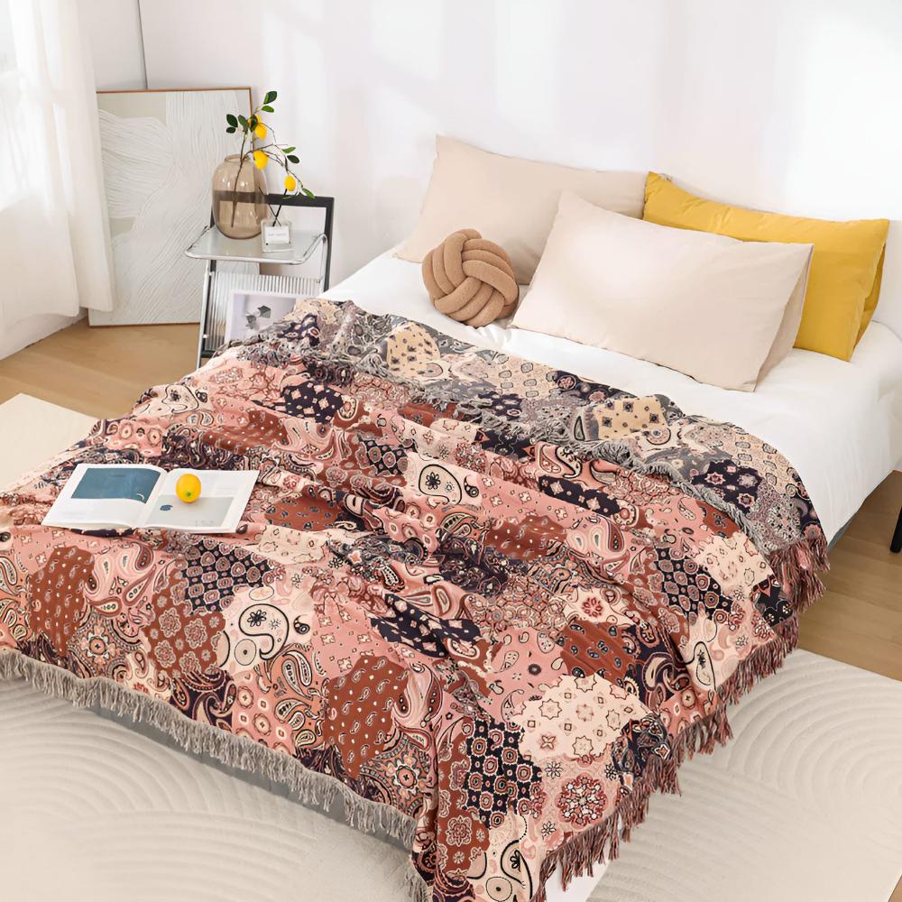 Bohemian Paisley Bliss Decke