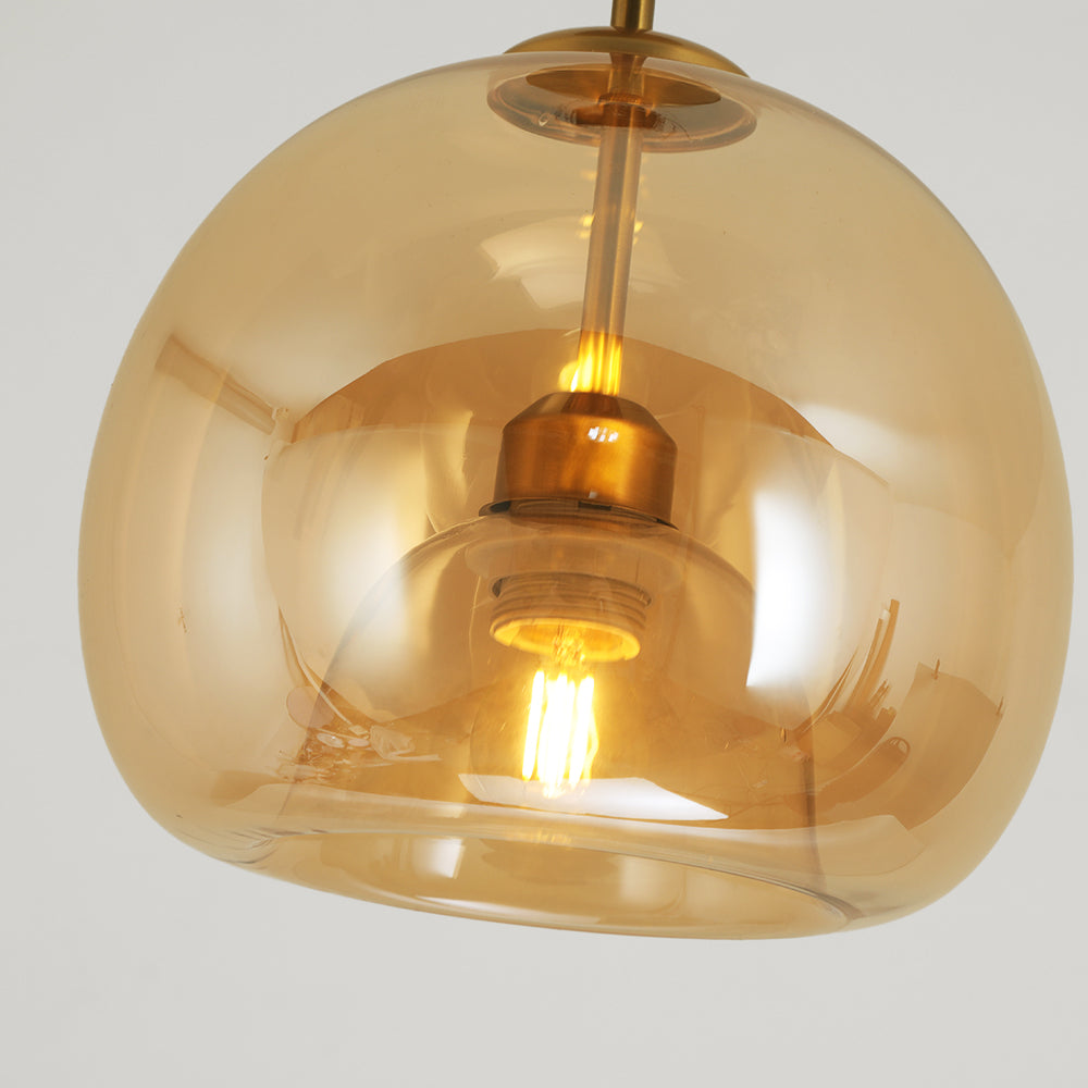 Goldenova - Chique ronde plafondlamp in zwart en goud