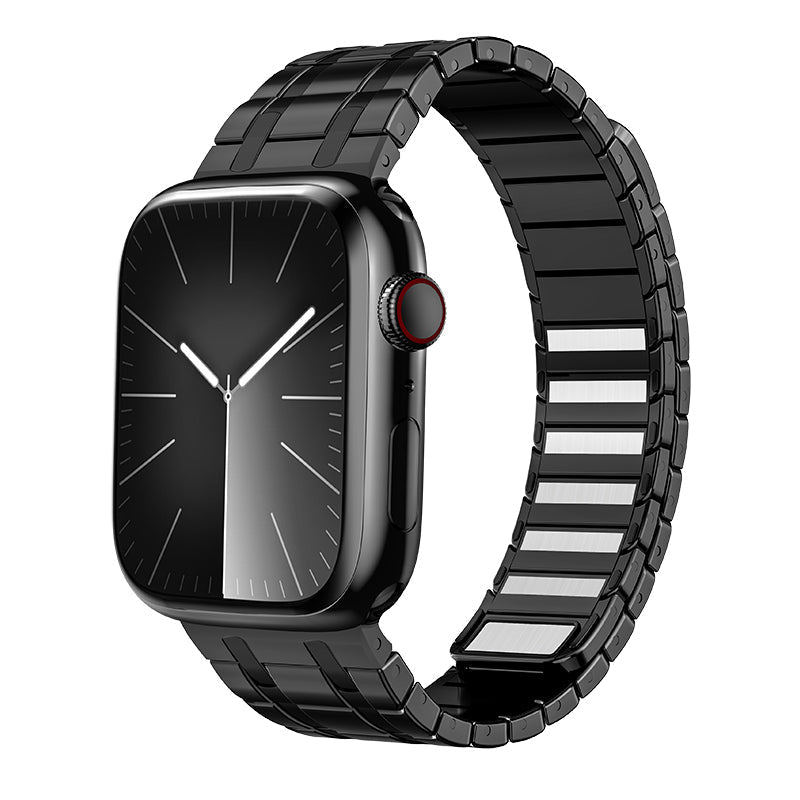 AP Frosted Nerezová Ocel Magnetický Pásek Pro Apple Watch