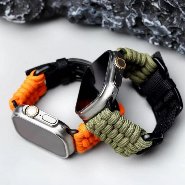 Outdoor Nylon Woven Watchband For Apple Watch