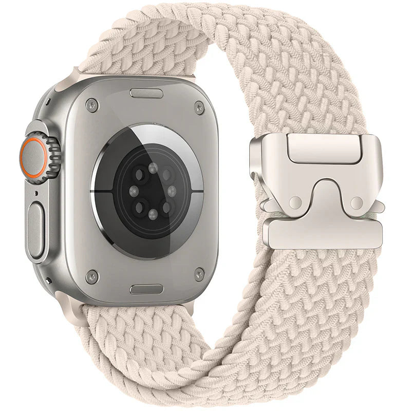 Nylon Gevlochten Band Voor Apple Watch