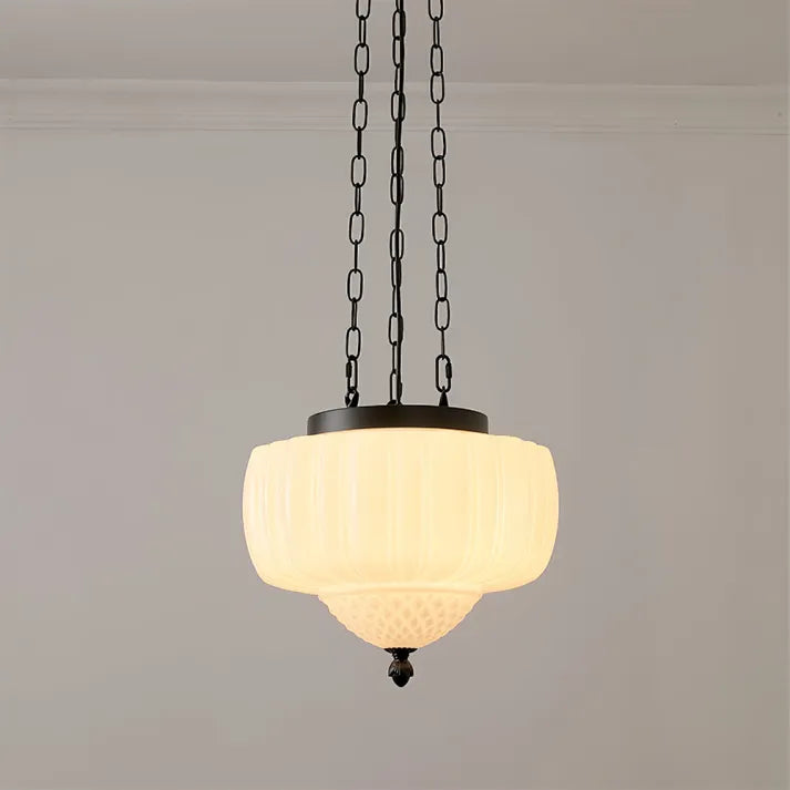 Moderne witte minimalistische hanglamp