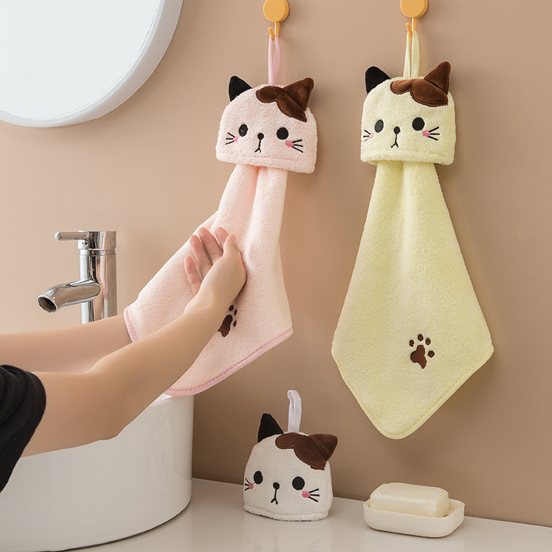 Cat-Inspired Hand Towel's