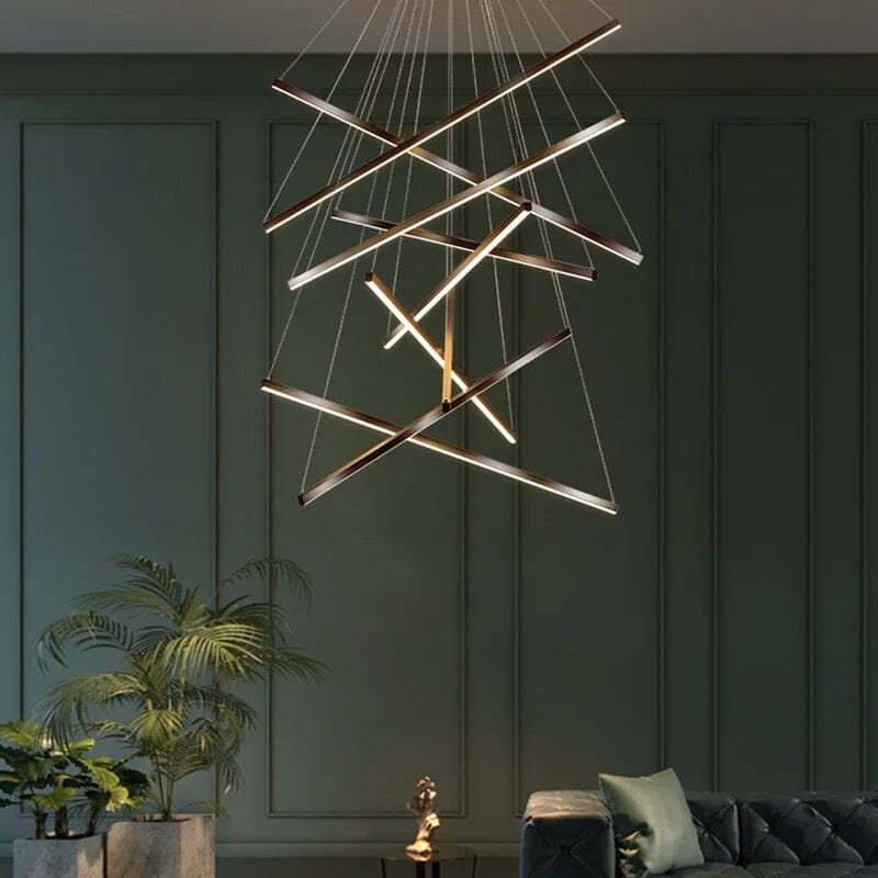 Modern Duplex Chandelier