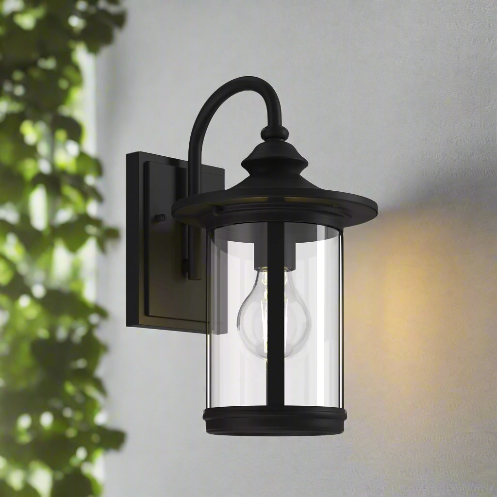 ÉclatAntique - Lampa de perete Zayn din aluminiu negru