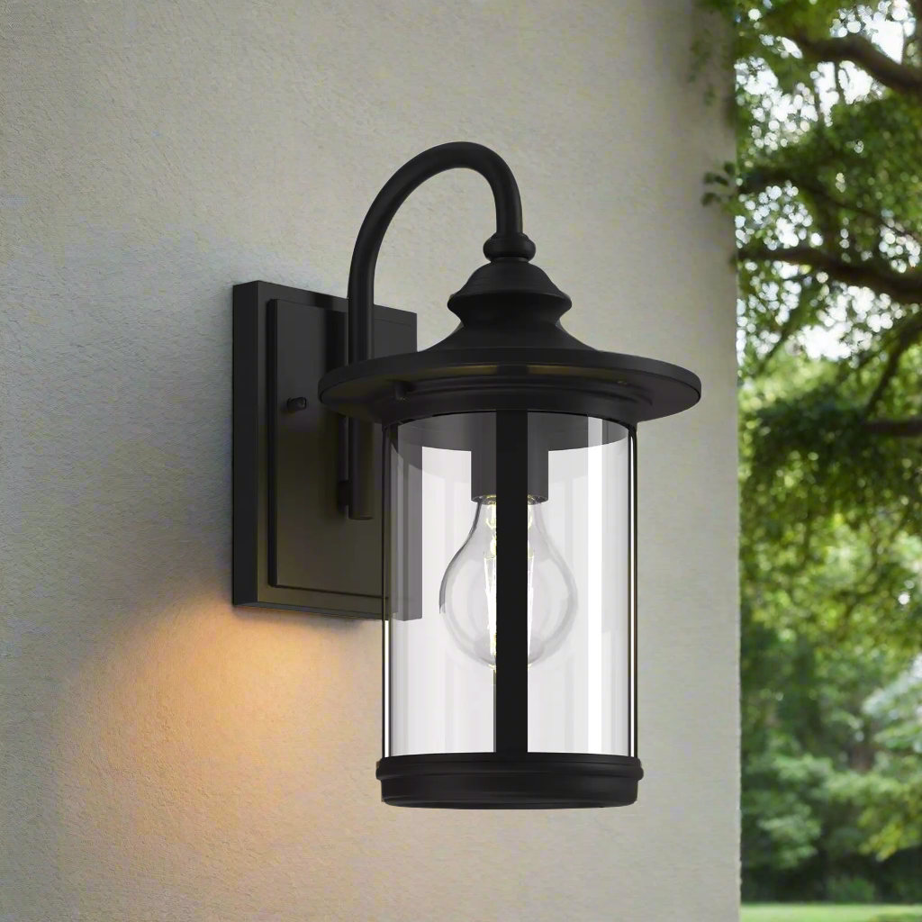 ÉclatAntique - Lampa de perete Zayn din aluminiu negru