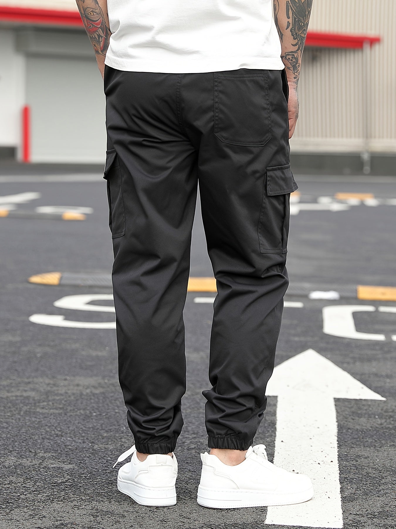 Pantaloni de jogging cargo bej - Lukas