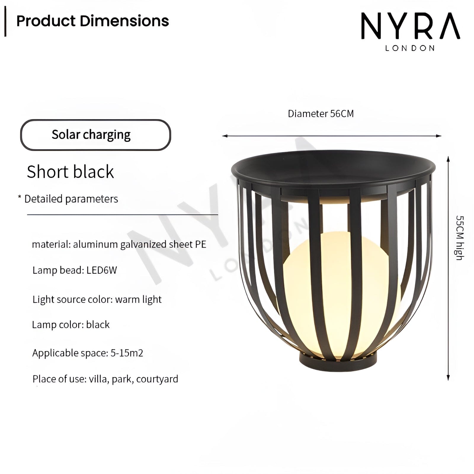 Vrimlo Flower Pot Table Lamp