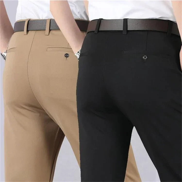 Pantalones elásticos clásicos y cómodos para hombre de Rob