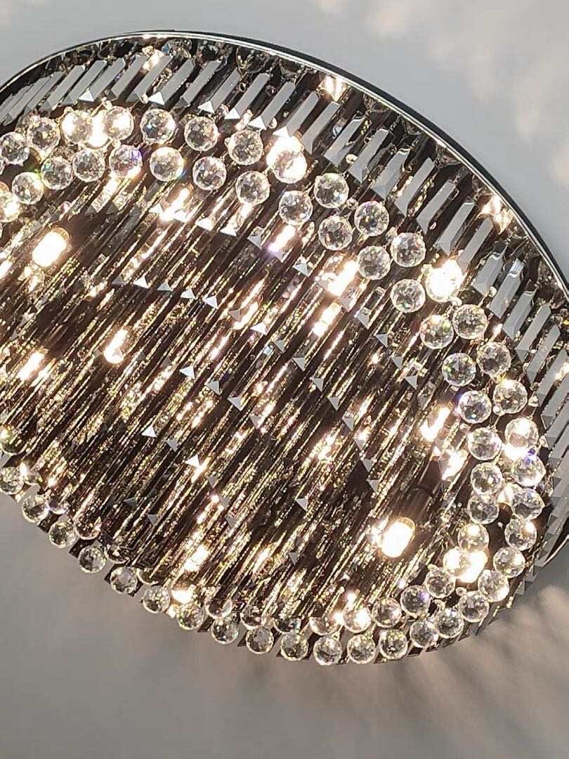 Meridian Black Crystal Chandelier