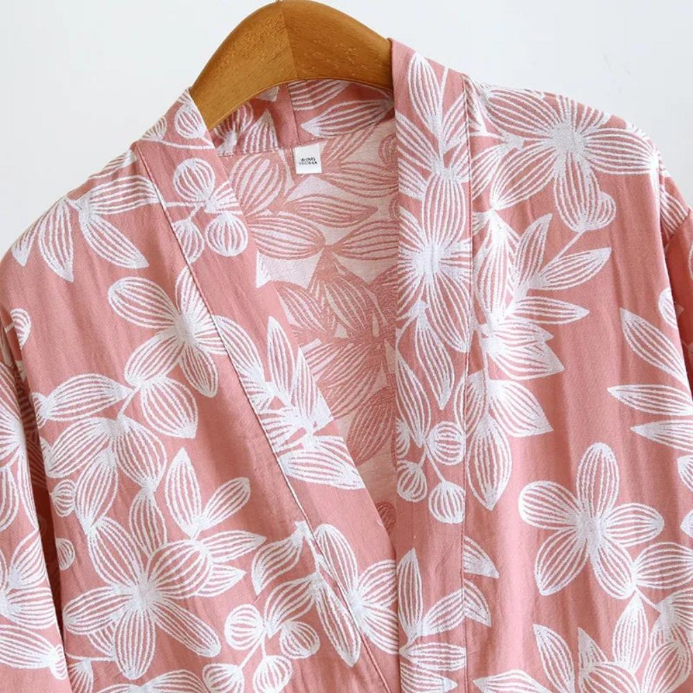 Bloemenbries Kimono Robe