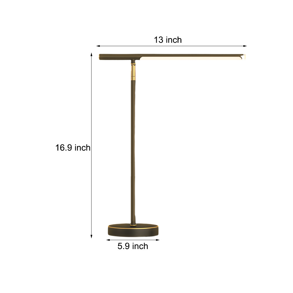 Kobber Linear - Messing LED-bordslampe med justerbar retning