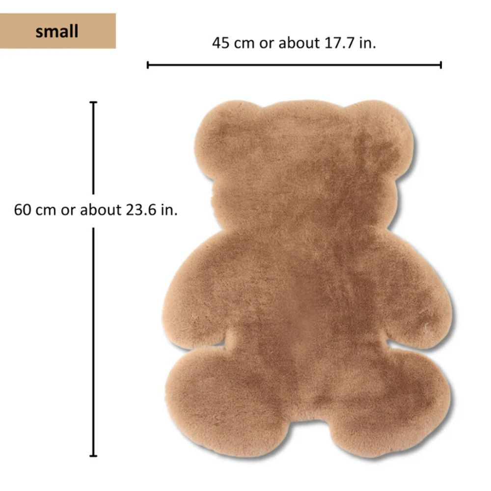 Fluffy Charm Teddy Bear Rug