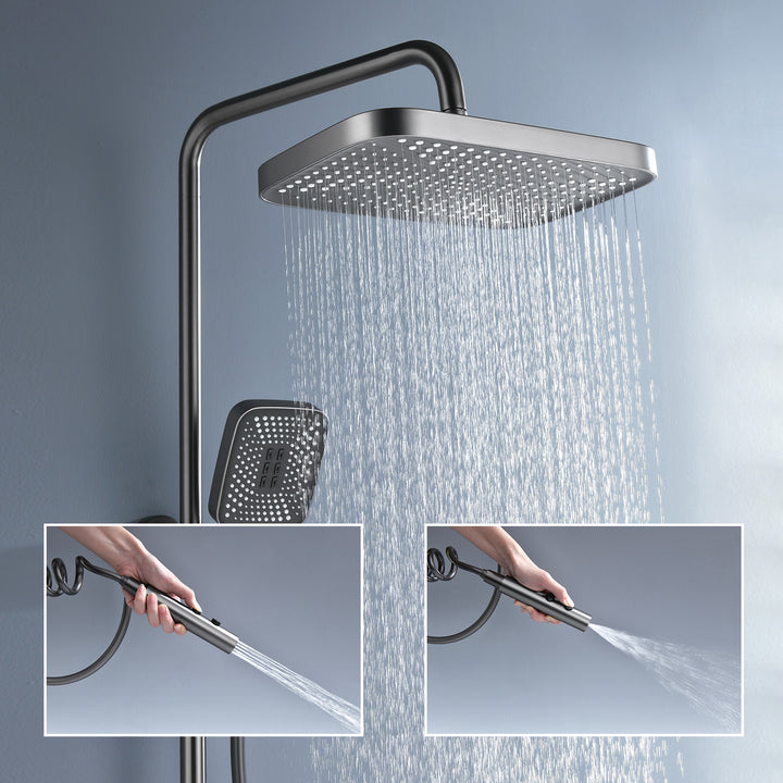 Wall-mounted Bath Mixer Shower System