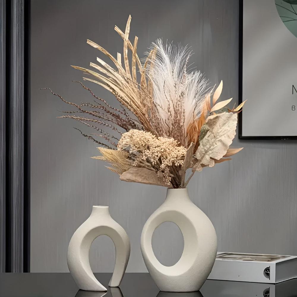 Unity Vase Duo | Modern Abstract Ceramic