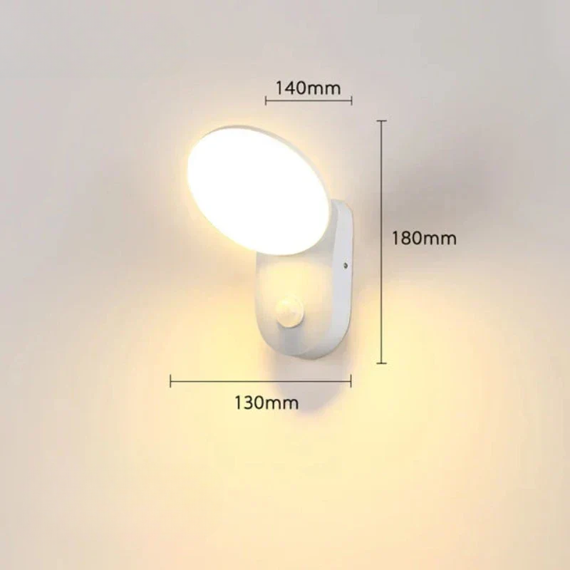 Motionsafe - Lâmpada exterior com sensor de movimento