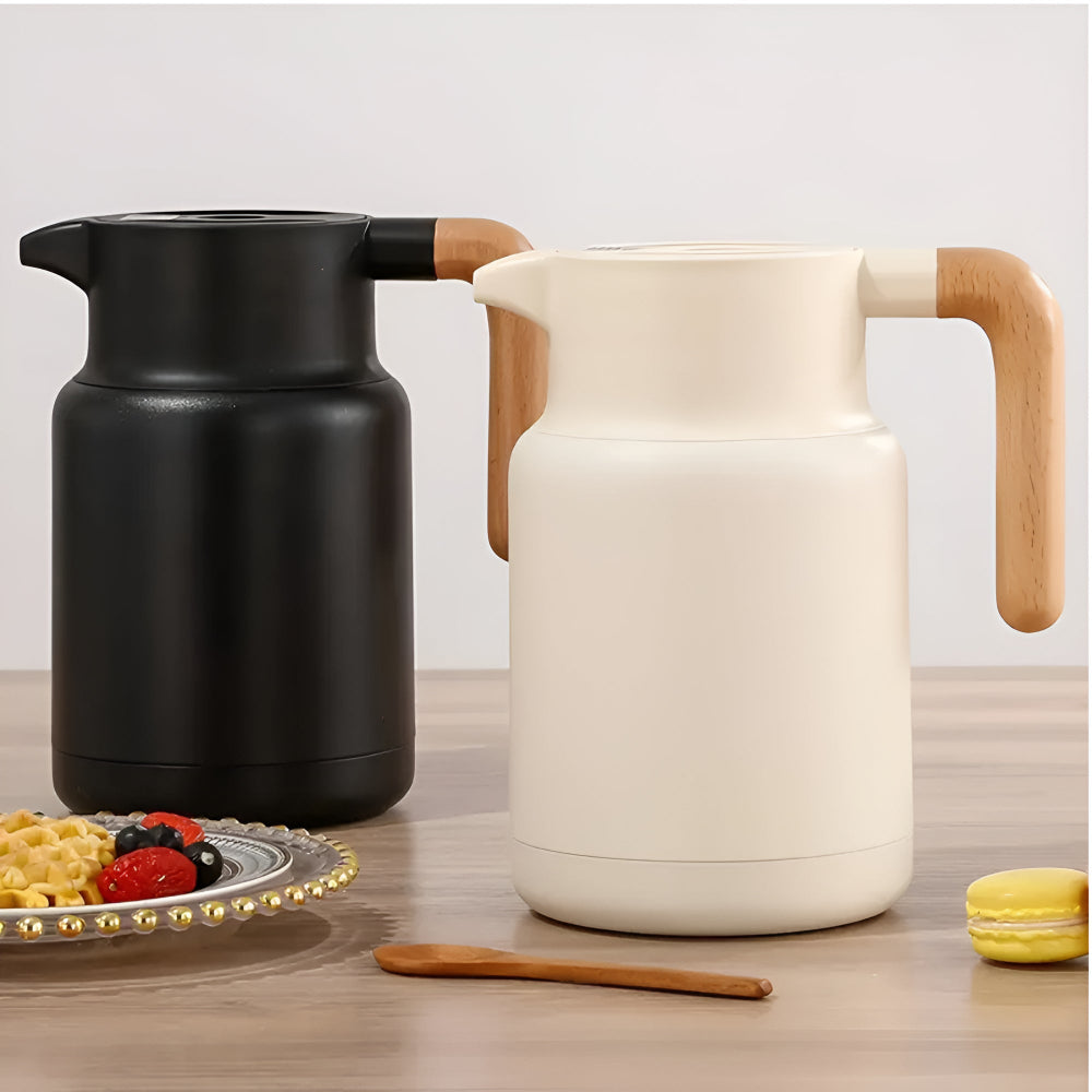 Carafe thermique en bois classique