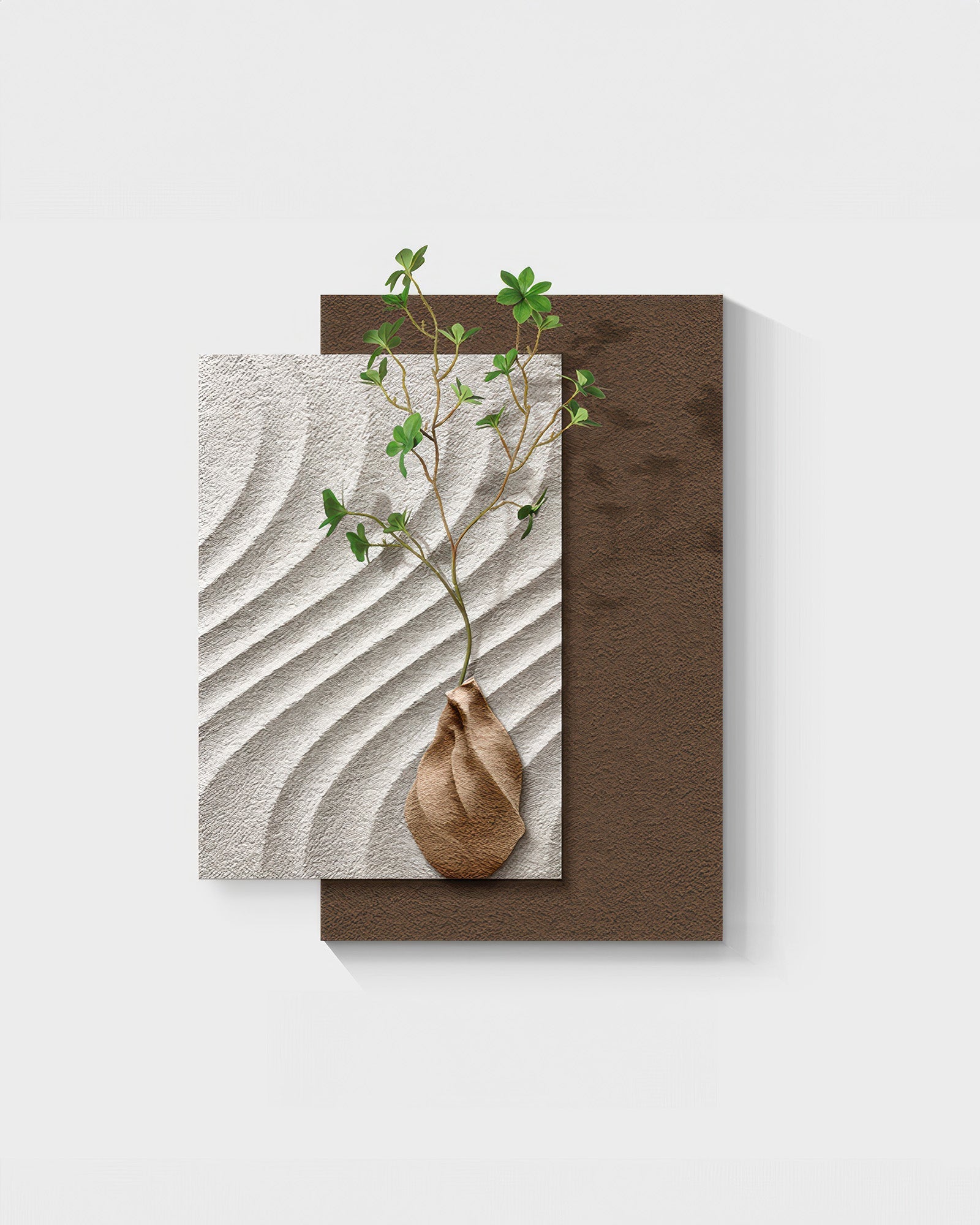 Sophisticated Minimalist Texture Wall Art Canvas