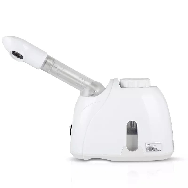 Vaporizador facial con ozono: humidificador de niebla cálida para limpieza profunda, cuidado de la piel y blanqueamiento