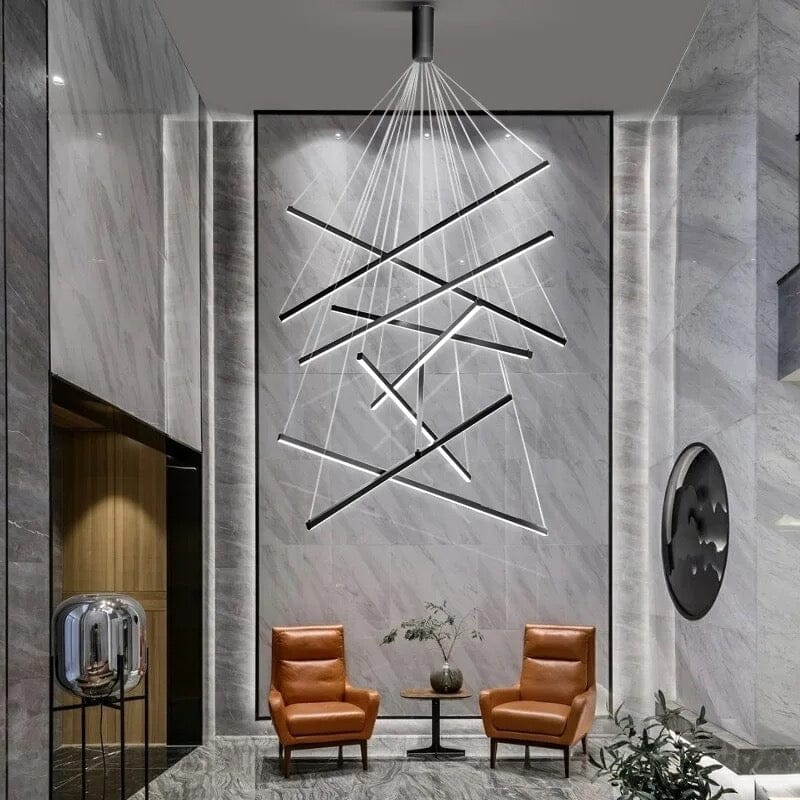 Modern Duplex Chandelier