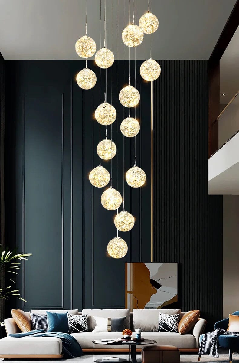 Bella Glass Ball Chandelier