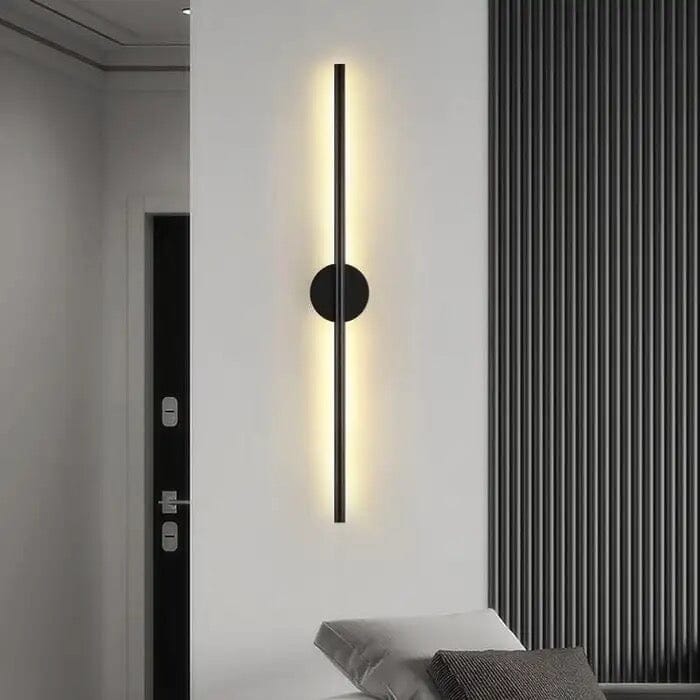 Vrimlo Black Tube Wall Lamp