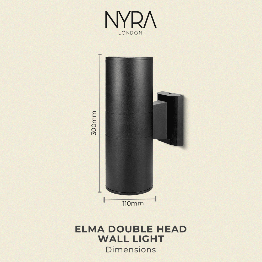 Elma Double Head Wall Light