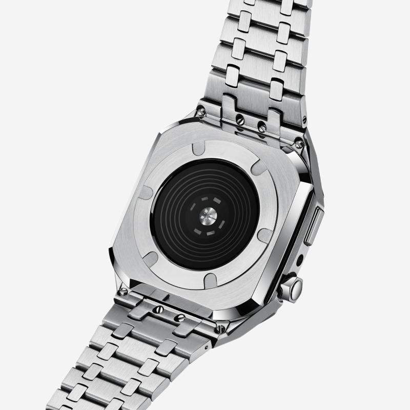 AP9006 316L Rozsdamentes Acél Szíj Rozsdamentes Acél Tok Utólagos Készlet Apple Watch-hoz